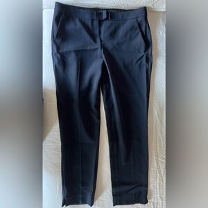 Theory dark blue dress straight leg pants